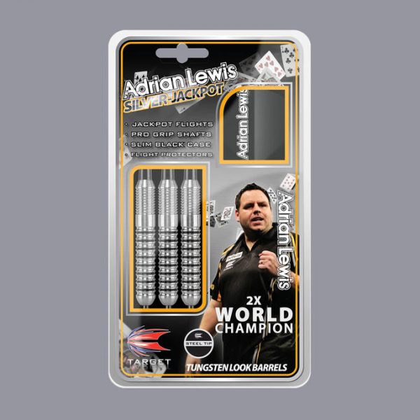 TARGET Dart Adrian Lewis Silver Jackpot Steel Tip 20G